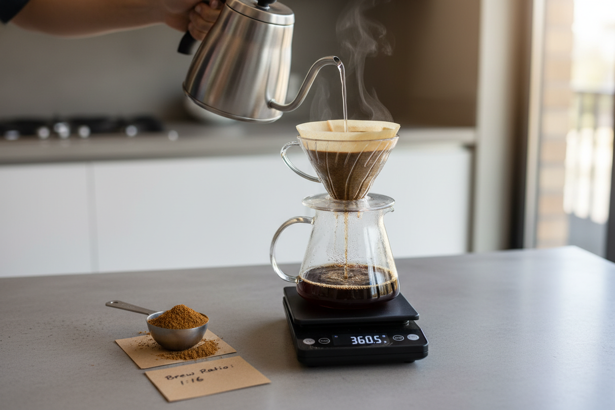 Kahvede “Brew Ratio” Nedir? Doğru Oran Seçiminin Tadınızı Nasıl Değiştirdiğini Anlamanın En Basit Yolu