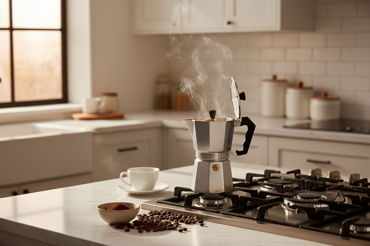 Moka Pot Nedir? Evde Espresso Benzeri Kahve Yapmanın En Pratik Yolu
