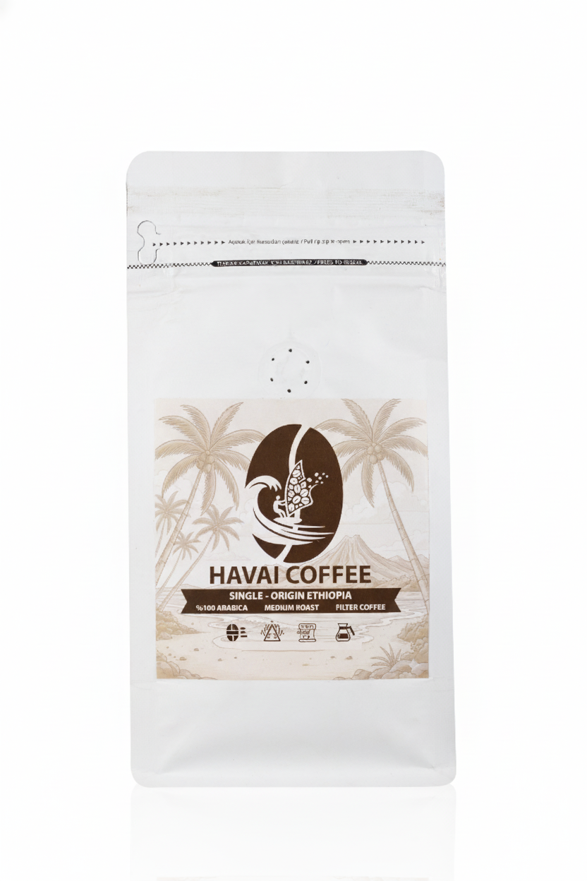 Etiyopya Öğütülmüş Filtre Kahve %100 Arabica  - Orta Kavurum