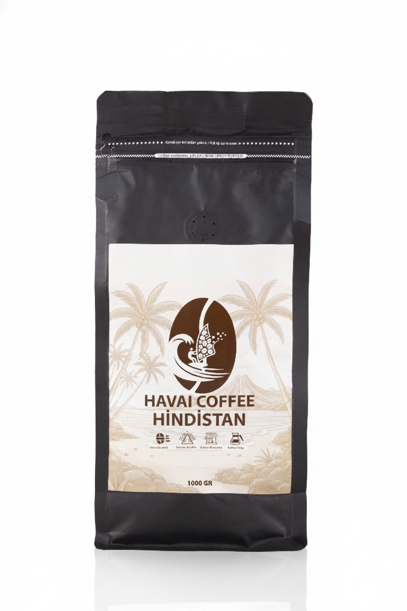 Hindistan Çekirdek Kahve %100 Arabica - Orta Kavurum